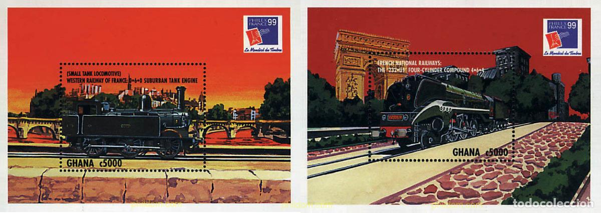 Sellos: 65418 MNH GHANA 1999 PHILEXFRANCE 99. EXPOSICION FILATELICA INTERNACIONAL