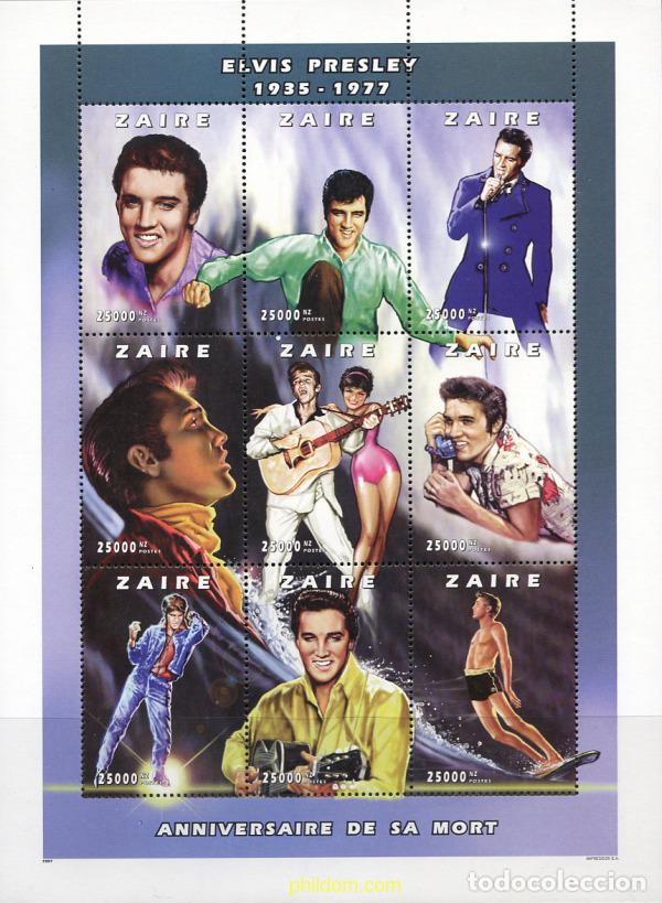 Sellos: 667705 MNH ZAIRE 1997 MUSICOS DE ROCK