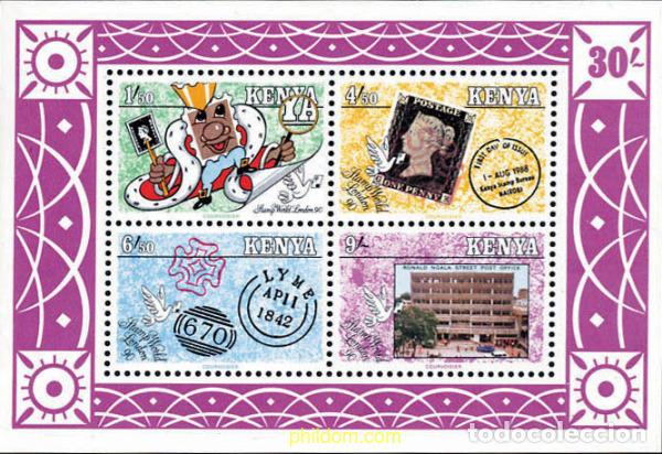 Sellos: 47313 MNH KENIA 1990 LONDON 90. EXPOSICION FILATELICA INTERNACIONAL