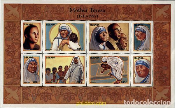 Sellos: 226805 MNH UGANDA 1998 HOMENAJE A LA MADRE TERESA DE CALCUTA