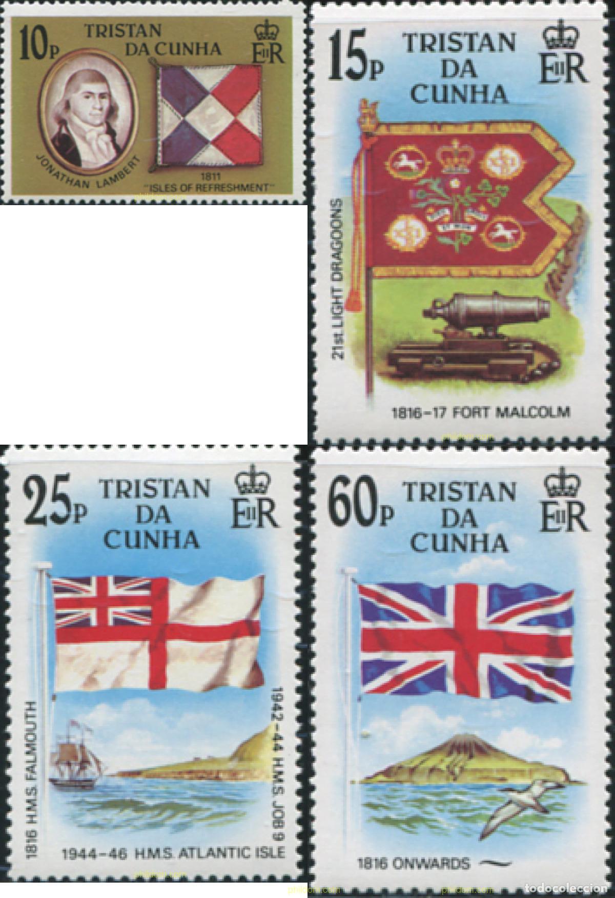 Sellos: 47546 MNH TRISTAN DA CUNHA 1985 BANDERAS