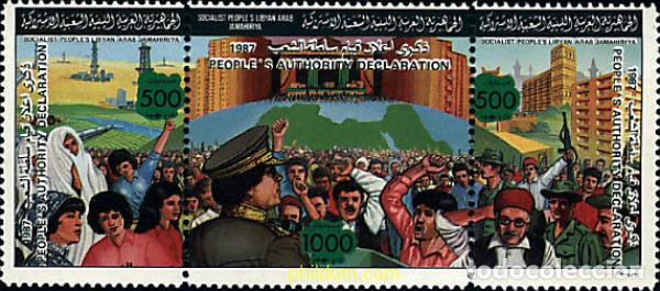 Sellos: 6792 MNH LIBIA 1987 DECLARACION DE LA AUTORIDAD DEL PUEBLO