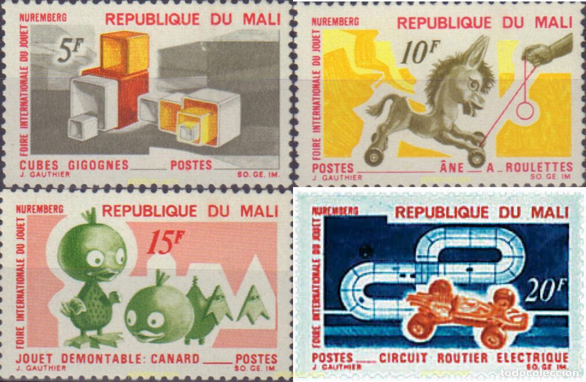 Sellos: 48100 MNH MALI 1969 FERIA INTERNACIONAL DEL JUGUETE