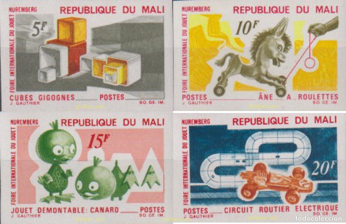 Sellos: 628063 MNH MALI 1969 FERIA INTERNACIONAL DEL JUGUETE