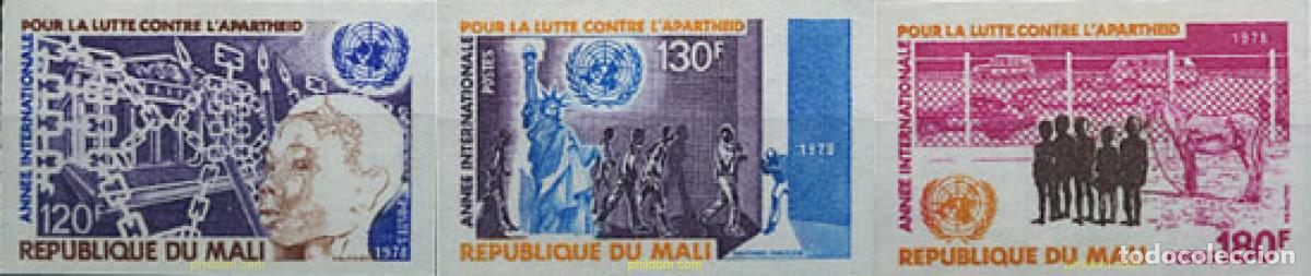 Sellos: 19898 MNH MALI 1978 A&Ntilde;O INTERNACIONAL DE LA LUCHA CONTRA EL APARTHEID