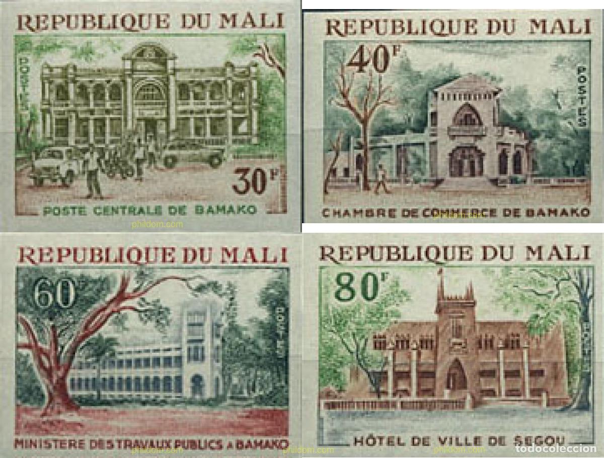 Sellos: 19886 MNH MALI 1970 EDIFICIOS PUBLICOS