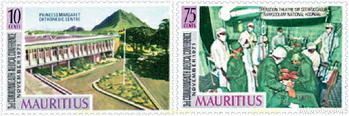 Sellos: 44092 MNH MAURICIO 1971 3 CONFERENCIA MEDICA DE LA COMMONWEALTH