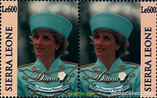 Sellos: 5030 MNH SIERRA LEONA 1998 EN RECUERDO DE DIANA DE GALES