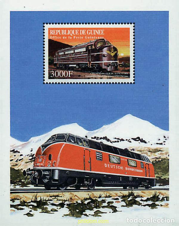 Sellos: 323731 MNH GUINEA 1999 TRENES