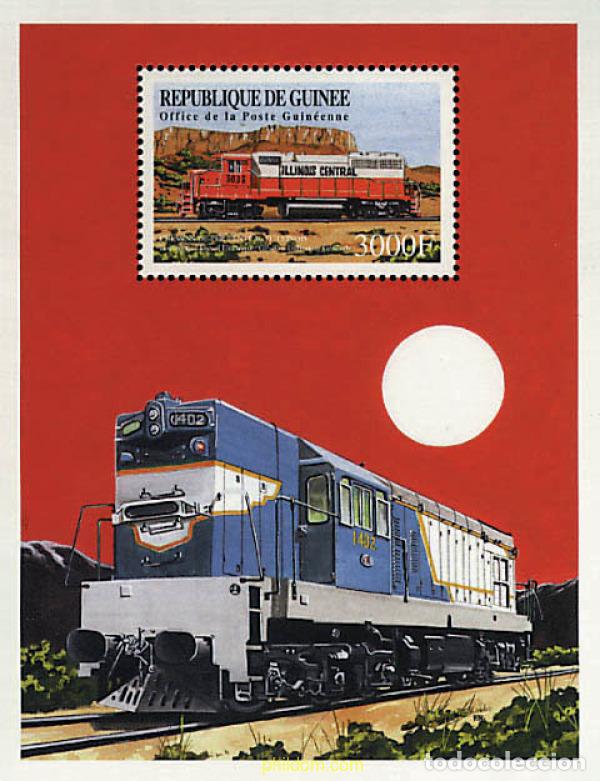 Sellos: 323732 MNH GUINEA 1999 TRENES