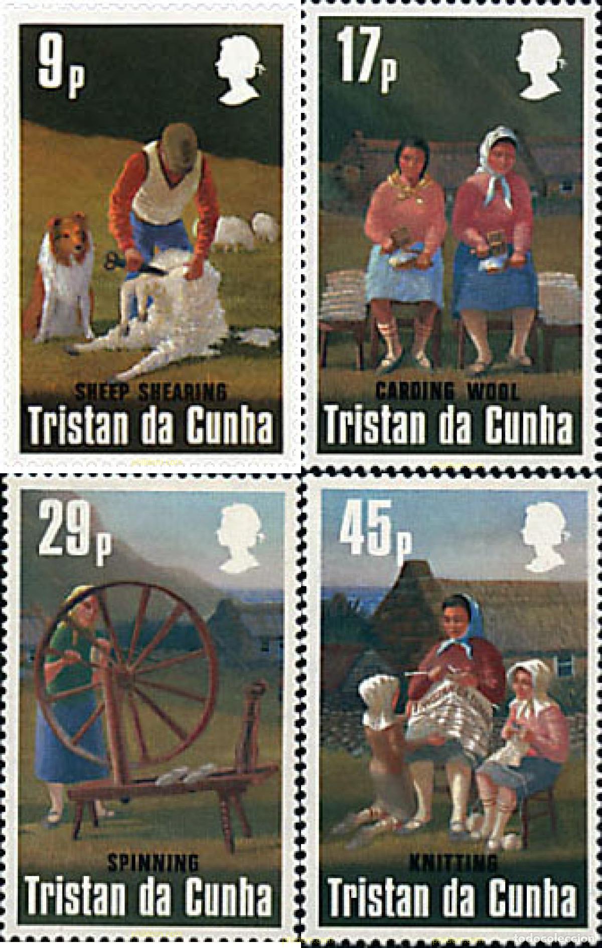 Sellos: 50187 MNH TRISTAN DA CUNHA 1984 INDUSTRIA LANERA