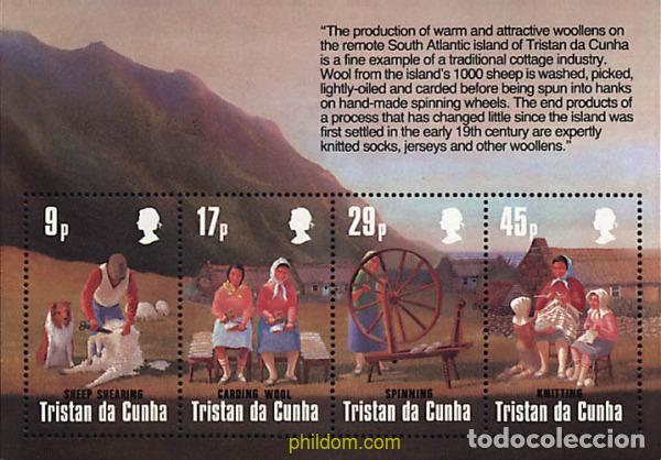 Sellos: 47548 MNH TRISTAN DA CUNHA 1984 INDUSTRIA LANERA