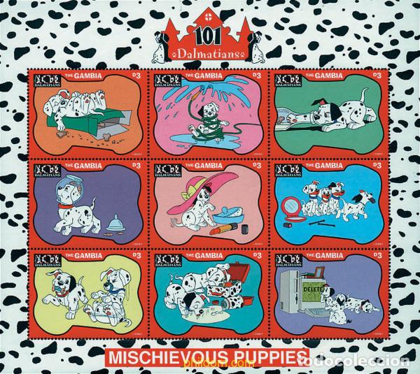 Sellos: 185325 MNH GAMBIA 1997 101 DALMATAS