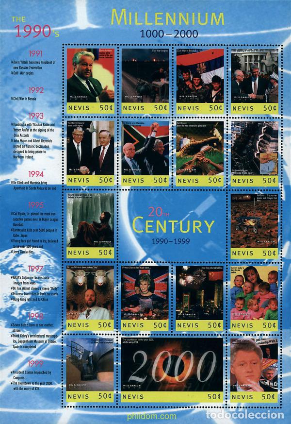 Sellos: 289765 MNH NEVIS 2000 MILENIO