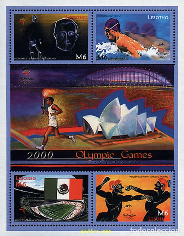 Sellos: 249275 MNH LESOTHO 2000 27 JUEGOS OLIMPICOS VERANO SYDNEY 2000