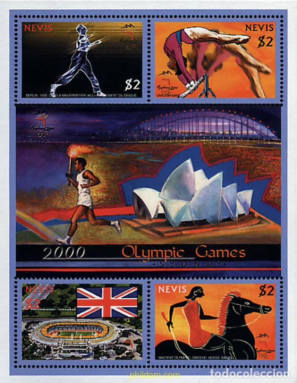 Sellos: 249972 MNH NEVIS 2000 27 JUEGOS OLIMPICOS VERANO SYDNEY 2000