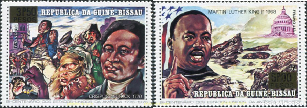 Sellos: 49748 MNH GUINEA BISSAU 1977 BICENTENARIO DE LA INDEPENDENCIA DE LOS ESTADOS UNIDOS