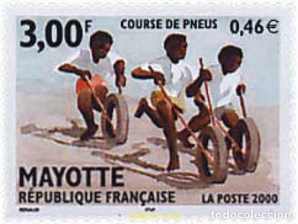 Sellos: 49878 MNH MAYOTTE 2000 CARRERA DE NEUMATICOS