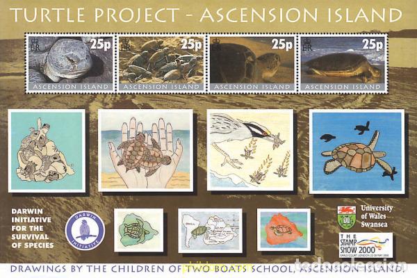 Sellos: 63749 MNH ASCENSION 2000 STAMP SHOW 2000. EXPOSICION FILATELICA INTERNACIONAL