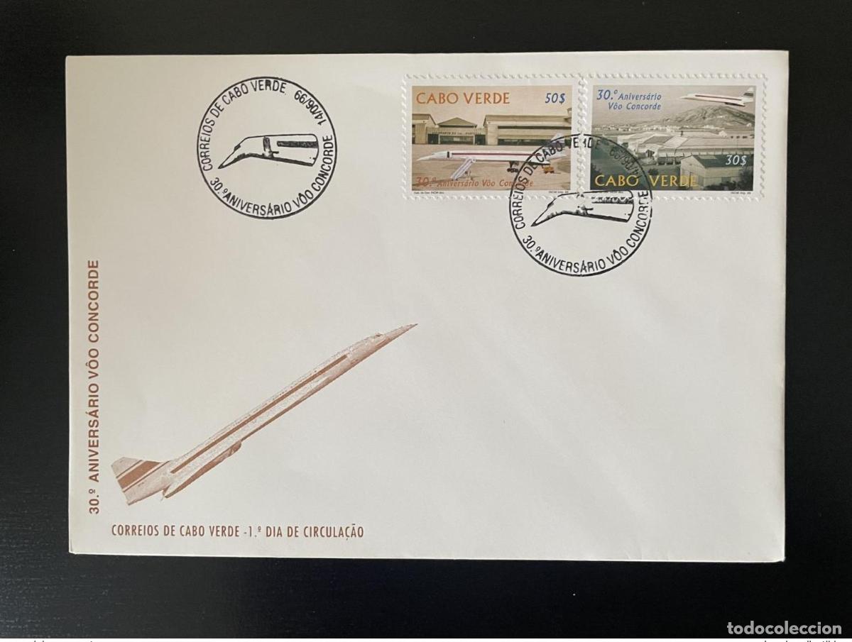Sellos: Cabo Verde 1999 Mi. 759 FDC Avi&oacute;n Concorde Concord British Airways