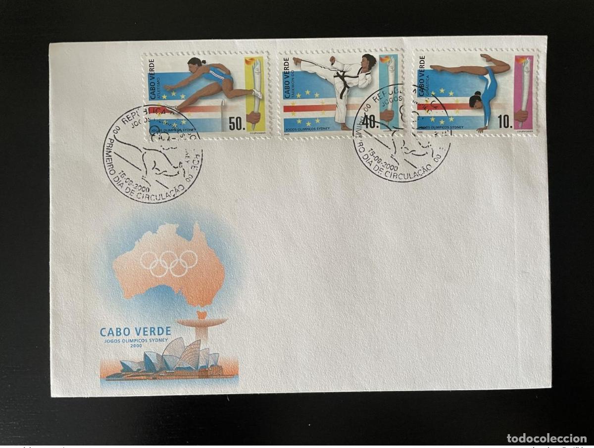 Sellos: Cabo Verde 2000 Mi. 774 - 776 FDC Sydney Juegos Ol&iacute;mpicos Judo