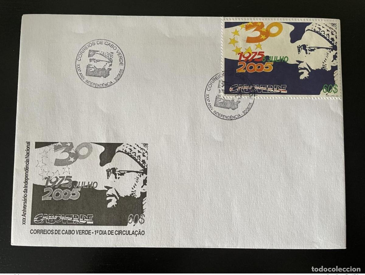 Sellos: Cabo Verde 2005 Mi.871 FDC Independencia Am&iacute;lcar Cabral 1975