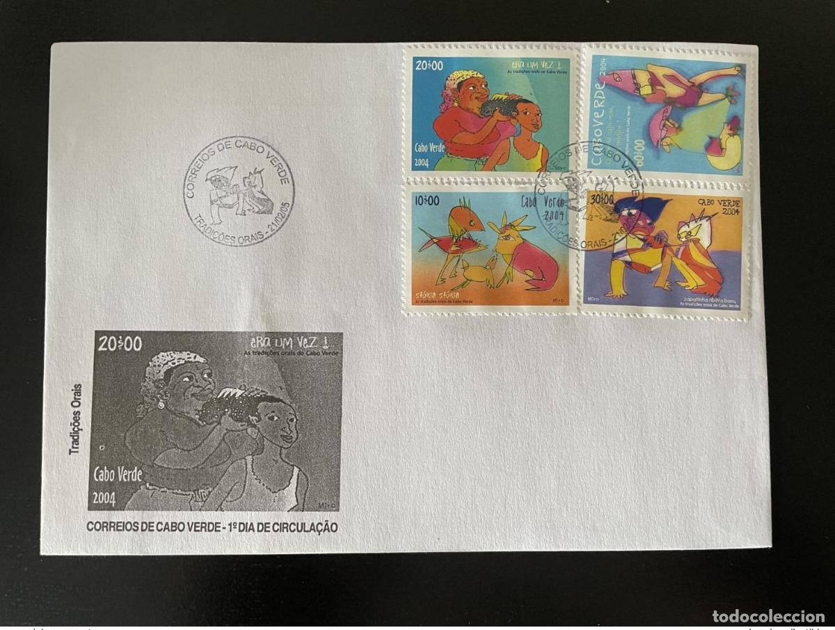 Sellos: Cabo Verde 2005 No. 867 - 870 FDC Orais tradicionales