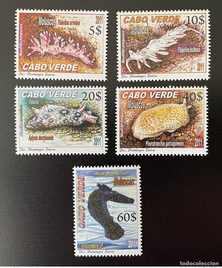 Sellos: Cabo Verde 2011 Mi. 980 - 984 Moluscos m&aacute;s pesados