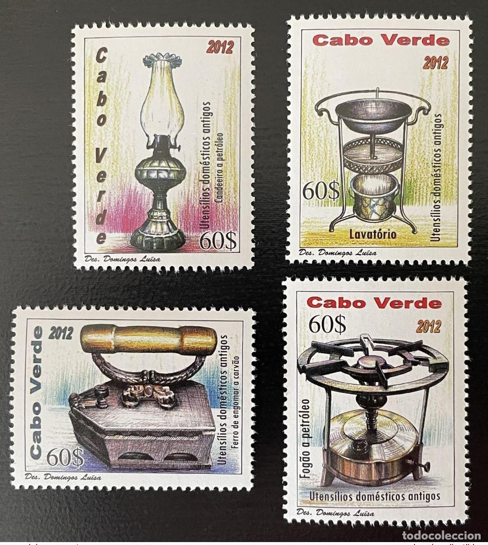 Sellos: Cabo Verde 2012 Mi. 1013 - 1016 Utensilios dom&eacute;sticos antiguos