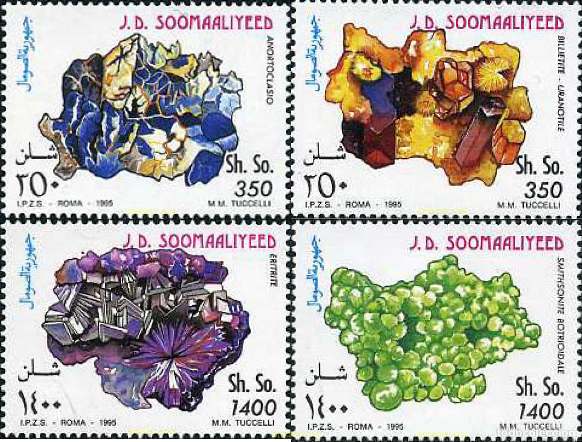 Sellos: 50261 MNH SOMALIA 1995 MINERALES