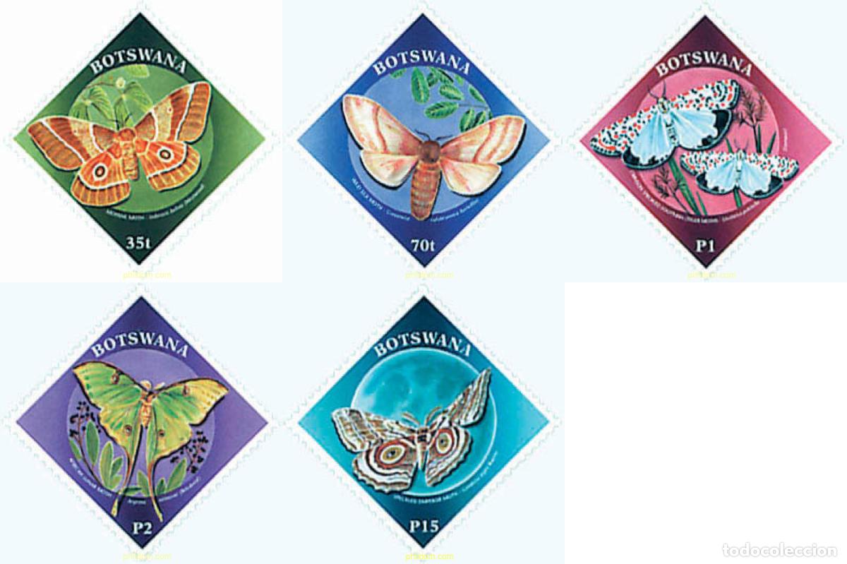 Timbres: 94188 MNH BOTSWANA 2000 FAUNA. MARIPOSAS