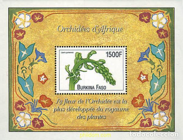 Timbres: 368505 MNH BURKINA FASO 2000 ORQUIDEAS DE AFRICA