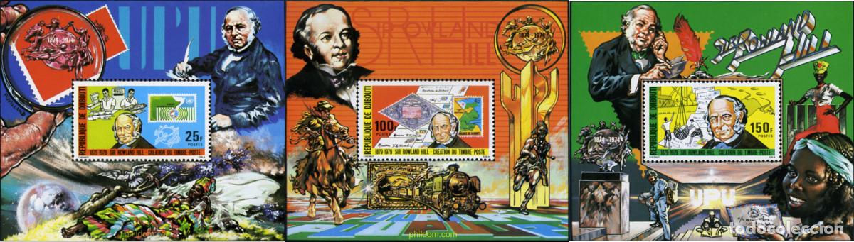 Sellos: 59383 MNH DJIBOUTI 1979 CENTENARIO DE LA MUERTE DE SIR ROWLAND HILL