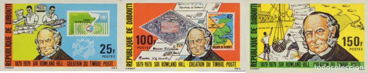 Timbres: 566749 MNH DJIBOUTI 1979 CENTENARIO DE LA MUERTE DE SIR ROWLAND HILL