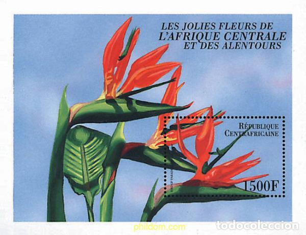 Sellos: 256492 MNH CENTROAFRICANA 2000 FLORES
