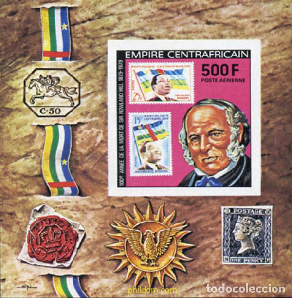 Sellos: 17061 MNH CENTROAFRICANA 1978 CENTENARIO DE LA MUERTE DE SIR ROWLAND HILL