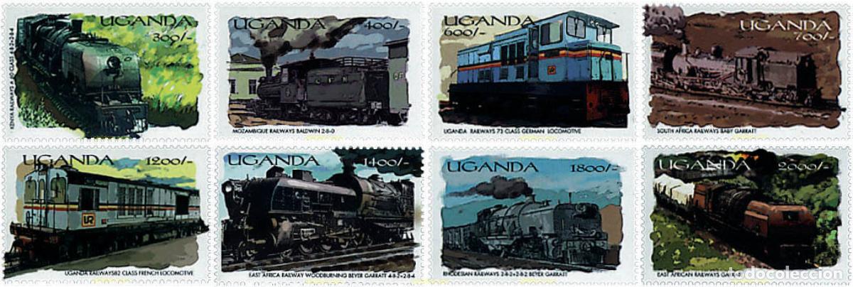 Sellos: 69461 MNH UGANDA 2000 TRENES DE AFRICA