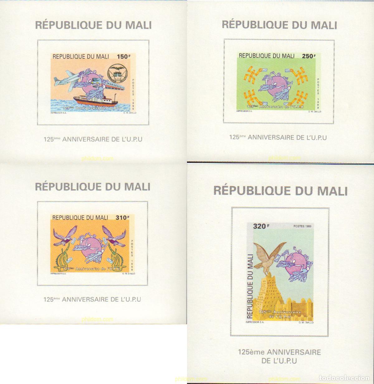 Sellos: 367937 MNH MALI 1999 125 ANIVERSARIO DE LA UPU