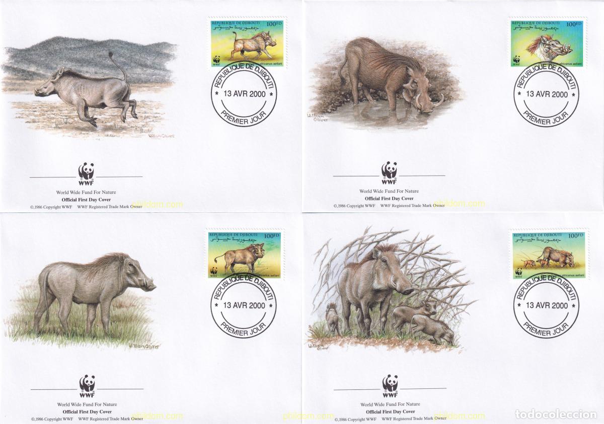 Sellos: 23283 MNH DJIBOUTI 2000 JABALI BERRUGOSO DE ERITREA