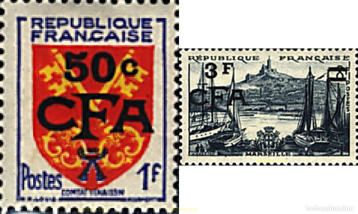 Sellos: 667347 MNH REUNION 1955 SERIE BASICA