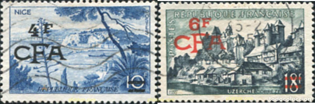 Sellos: 667350 USED REUNION 1955 SERIE BASICA