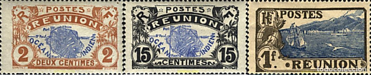 Sellos: 673171 HINGED REUNION 1907 SERIE BASICA