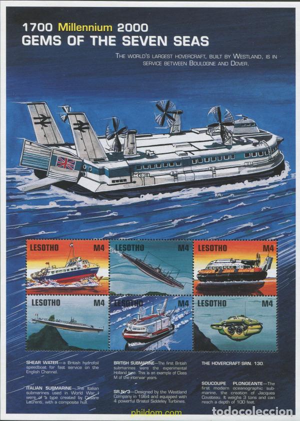 Sellos: 676103 MNH LESOTHO 1999 BARCOS
