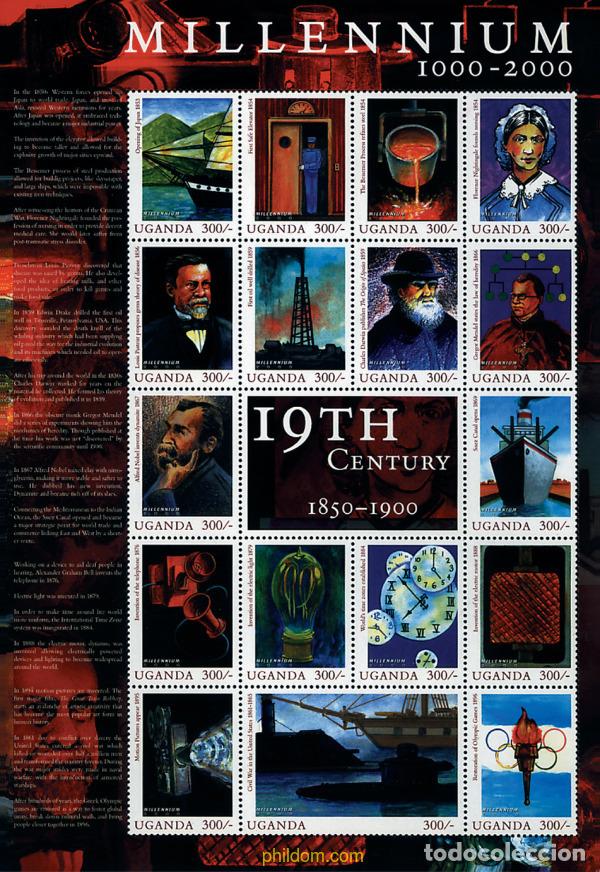 Sellos: 226720 MNH UGANDA 2000 MILLENNIUM. SIGLO XIX