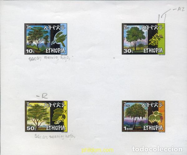 Sellos: 21802 MNH ETIOPIA 1986 ARBOLES