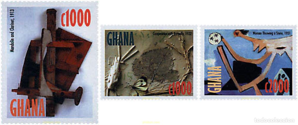 Sellos: 65379 MNH GHANA 1998 25 ANIVERSARIO DE LA MUERTE DEL PINTOR PABLO RUIZ PICASSO