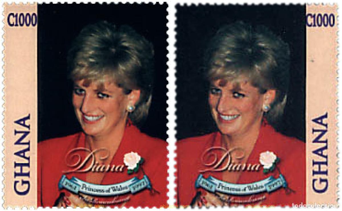 Sellos: 99639 MNH GHANA 1998 EN RECUERDO DE DIANA PRINCESA DE GALES