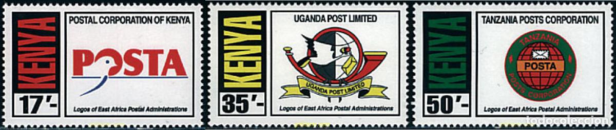 Sellos: 75062 MNH KENIA 2000 LOGOS DE LAS ADMINISTRACIONES POSTALES DE AFRICA DEL ESTE