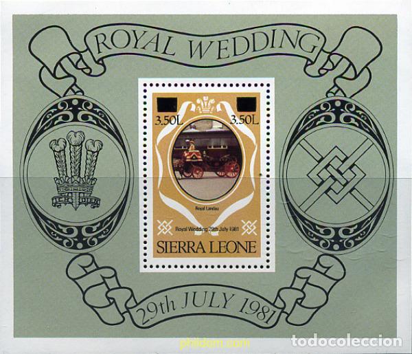 Stamps: 56507 MNH SIERRA LEONA 1982 BODA DEL PRINCIPE CARLOS Y LADY DIANA SPENCER