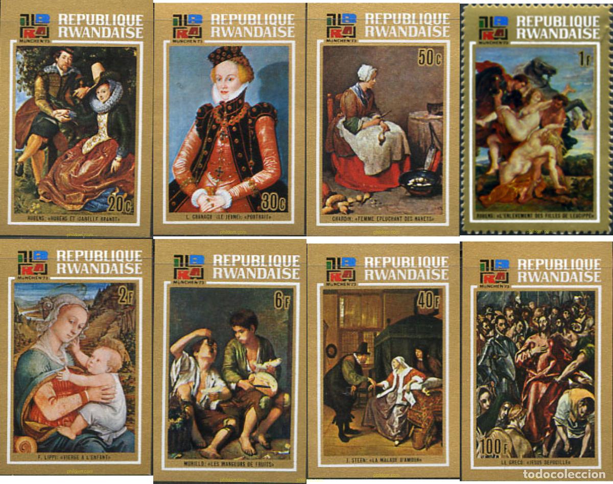 Selos: 56498 MNH RUANDA 1973 IBRA 73. EXPOSICION FILATELICA INTERNACIONAL